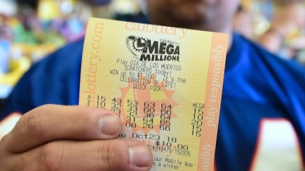 Tờ vé số ở New York trúng giải độc đắc Mega Millions trị giá 431 triệu USD Tờ vé số ở New York trúng giải độc đắc Mega Millions trị giá 431 triệu USD